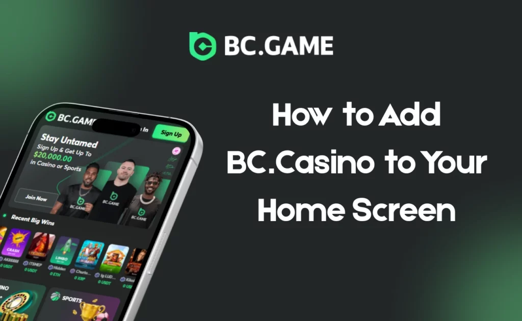 How to Add BC.Casino to Your Home Screen